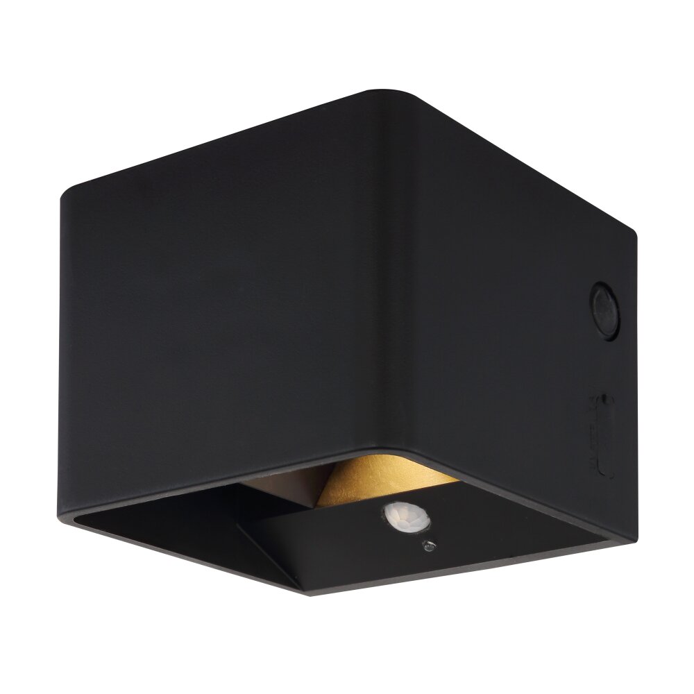 Lámparas Globo Lighting Veronika Apliques LED Negro, 1 luz, Sensor de movimiento main product photo