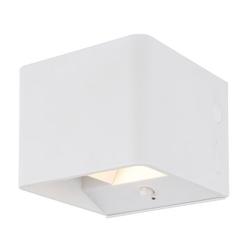 Lámparas Globo Lighting Veronika Apliques LED Blanca, 1 luz, Sensor de movimiento