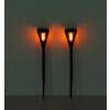 Lámparas Globo Lighting Solarleuchte Lámparas solares LED Negro, 6 luces