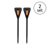 Lámparas Globo Lighting Solarleuchte Lámparas solares LED Negro, 6 luces