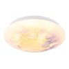 Lámparas Globo Lighting Gaia Plafones LED Blanca, 1 luz