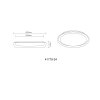 Lámparas Globo Lighting Tyrone Plafones LED Blanca, 1 luz