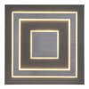 Lámparas Globo Lighting Jayden Plafones LED Antracita, 1 luz