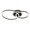 Lámparas Globo Lighting Loretta Plafones LED Negro, 1 luz