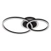 Lámparas Globo Lighting Loretta Plafones LED Negro, 1 luz