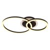Lámparas Globo Lighting Loretta Plafones LED Negro, 1 luz