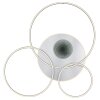 Lámparas Globo Lighting Invertina Plafones LED Plata, 1 luz, Mando a distancia