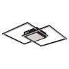 Lámparas Globo Lighting Saunders Plafones LED Negro, 1 luz, Mando a distancia