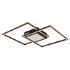Lámparas Globo Lighting Saunders Plafones LED Negro, 1 luz, Mando a distancia