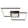 Lámparas Globo Lighting Saunders Plafones LED Negro, 1 luz, Mando a distancia