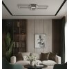 Lámparas Globo Lighting Saunders Plafones LED Negro, 1 luz, Mando a distancia