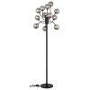 Lámparas Globo Lighting Riha Lámpara de pie Negro, 12 luces