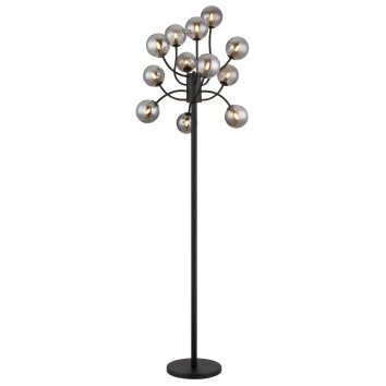 Lámparas Globo Lighting Riha Lámpara de pie Negro, 12 luces