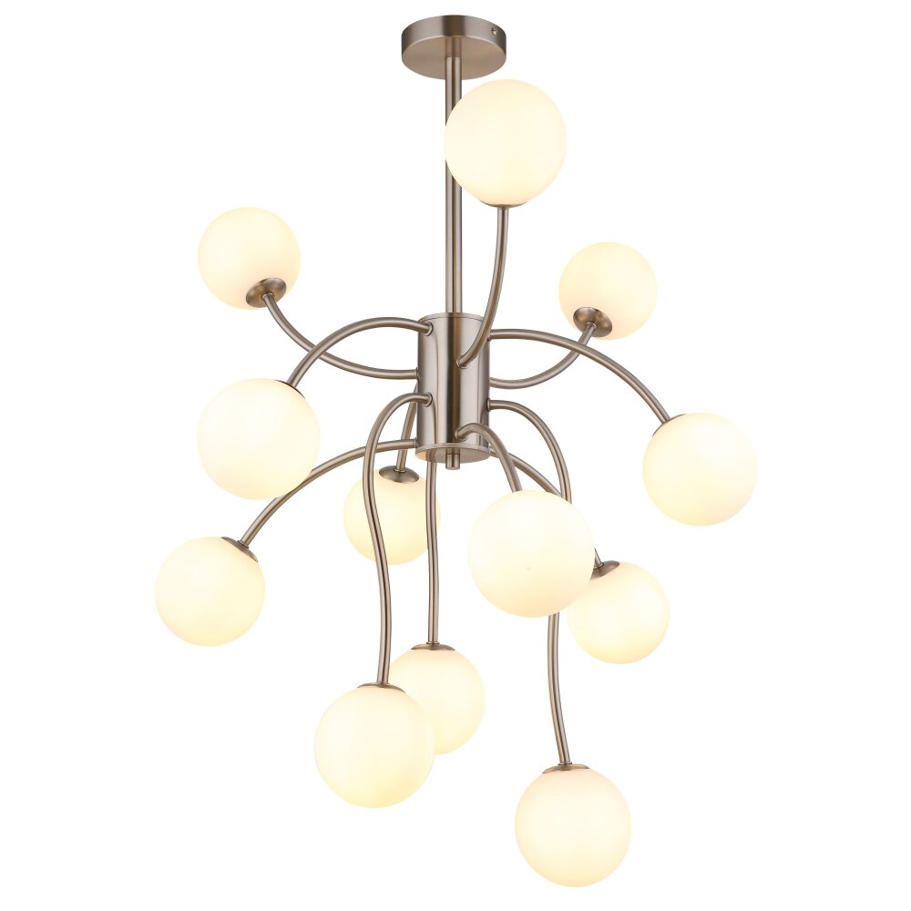 Lámparas Globo Lighting Riha Plafones Blanca, 12 luces main product photo