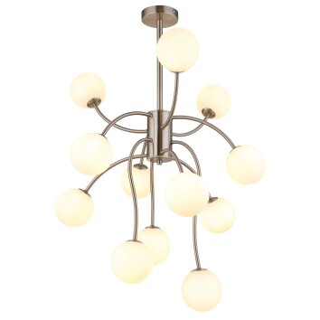 Lámparas Globo Lighting Riha Plafones Blanca, 12 luces