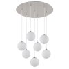Lámparas Globo Lighting Riha Lámparas suspendidas Níquel-mate, 7 luces