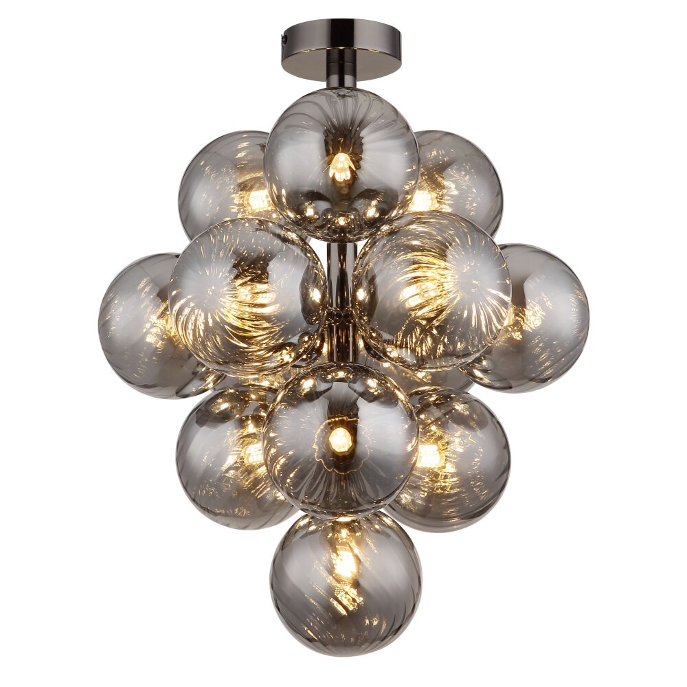 Lámparas Globo Lighting Conor Plafones Cromo, Negro, 13 luces main product photo