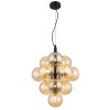 Lámparas Globo Lighting Conor Lámparas suspendidas Negro, 13 luces