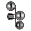 Lámparas Globo Lighting Conor Apliques Cromo, Negro, 3 luces