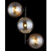 Lámparas Globo Lighting Conor Apliques Negro, 3 luces
