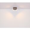 Lámparas Globo Lighting Wenzel Plafones Negro, 2 luces