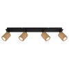 Lámparas Globo Lighting Wenzel Plafones Negro, 4 luces