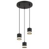 Lámparas Globo Lighting Lucero Lámparas suspendidas Negro, 3 luces