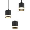 Lámparas Globo Lighting Lucero Lámparas suspendidas Negro, 3 luces