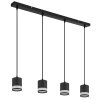 Lámparas Globo Lighting Lucero Lámparas suspendidas Negro, 4 luces