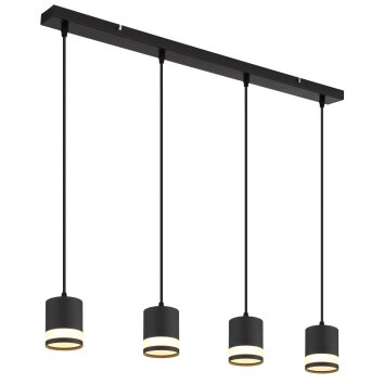 Lámparas Globo Lighting Lucero Lámparas suspendidas Negro, 4 luces
