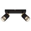 Lámparas Globo Lighting Korben Plafones, Spot techo Negro, 2 luces