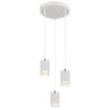 Lámparas Globo Lighting Korben Lámparas suspendidas Blanca, 3 luces