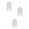 Lámparas Globo Lighting Korben Lámparas suspendidas Blanca, 3 luces