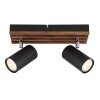 Lámparas Globo Lighting Kayden Plafones marrón oscuro, Negro, 2 luces