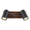 Lámparas Globo Lighting Kayden Plafones marrón oscuro, Negro, 2 luces