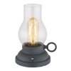 Lámparas Globo Lighting Petro Lámparas de mesa LED Antracita, 1 luz