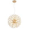 Lámparas Globo Lighting Katrina Lámparas de araña dorado, 8 luces