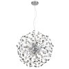 Lámparas Globo Lighting Katrina Lámparas de araña Cromo, 9 luces