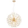 Lámparas Globo Lighting Katrina Lámparas de araña dorado, 9 luces