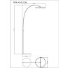 Lámparas Globo Lighting Della Lámpara de pie LED Negro, 1 luz