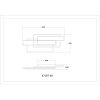 Lámparas Globo Lighting Finnley Plafones LED Negro, 1 luz