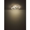 Lámparas Globo Lighting Alaina Plafones LED Gris, 1 luz, Mando a distancia