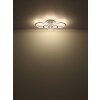 Lámparas Globo Lighting Kora Plafones LED Negro, 1 luz, Mando a distancia