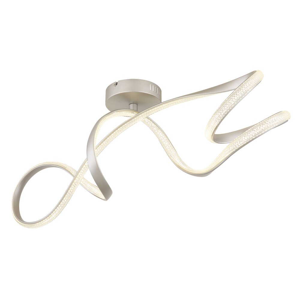 Lámparas Globo Lighting Swirl Plafones LED Níquel-mate, 1 luz main product photo