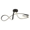 Lámparas Globo Lighting Swirl Plafones LED Negro, 1 luz