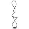 Lámparas Globo Lighting Swirl Lámpara de pie LED Negro, 1 luz