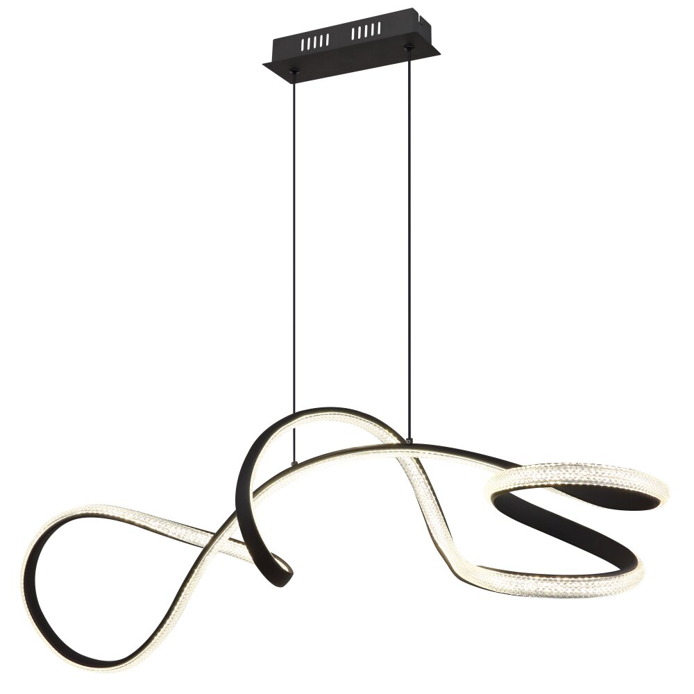 Lámparas Globo Lighting Swirl Lámparas suspendidas LED Negro, 1 luz main product photo