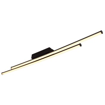 Lámparas Globo Lighting Kirina Plafones LED Negro, 1 luz