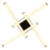 Lámparas Globo Lighting Kirina Plafones LED Negro, 1 luz