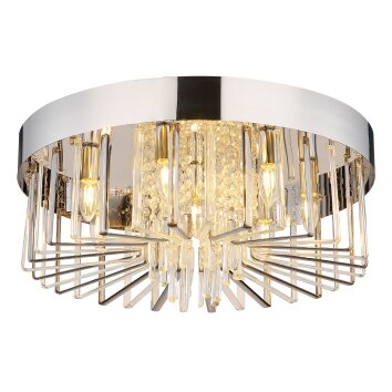 Lámparas Globo Lighting Kirina Plafones Cromo, 8 luces